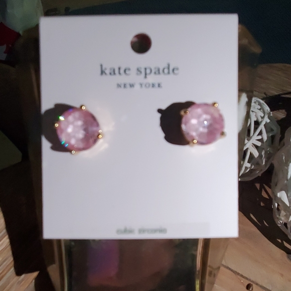 Kate Spade Earrings - Pink ♠️ - Picture 5 of 6
